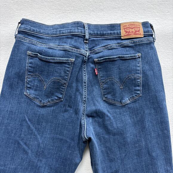 Levi Strauss Women Jeans Size 12 Classic Bootcut Medium Wash Stretch Comfort - Picture 12 of 14